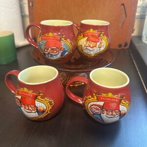 Koln Germany gnome christmas mug set of 4 christmas market
